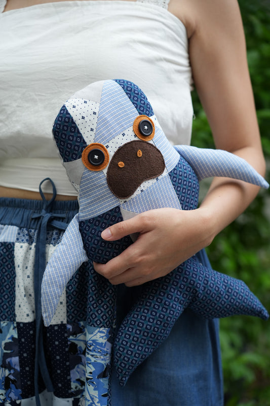 Dugong Patchwork Stuffed Toy