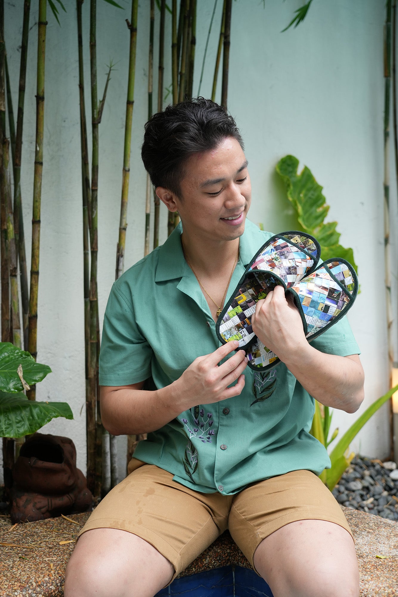Marahuyo Embroidered Buttondown Top