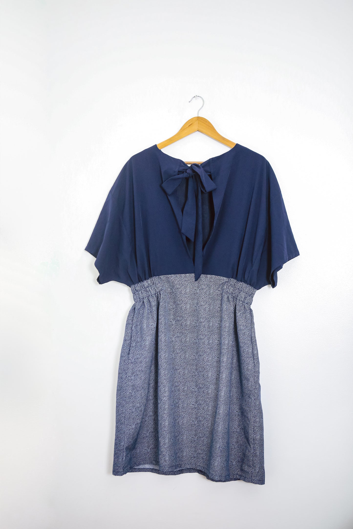 Mithi Patchwork Dress with Dolman Sleeves