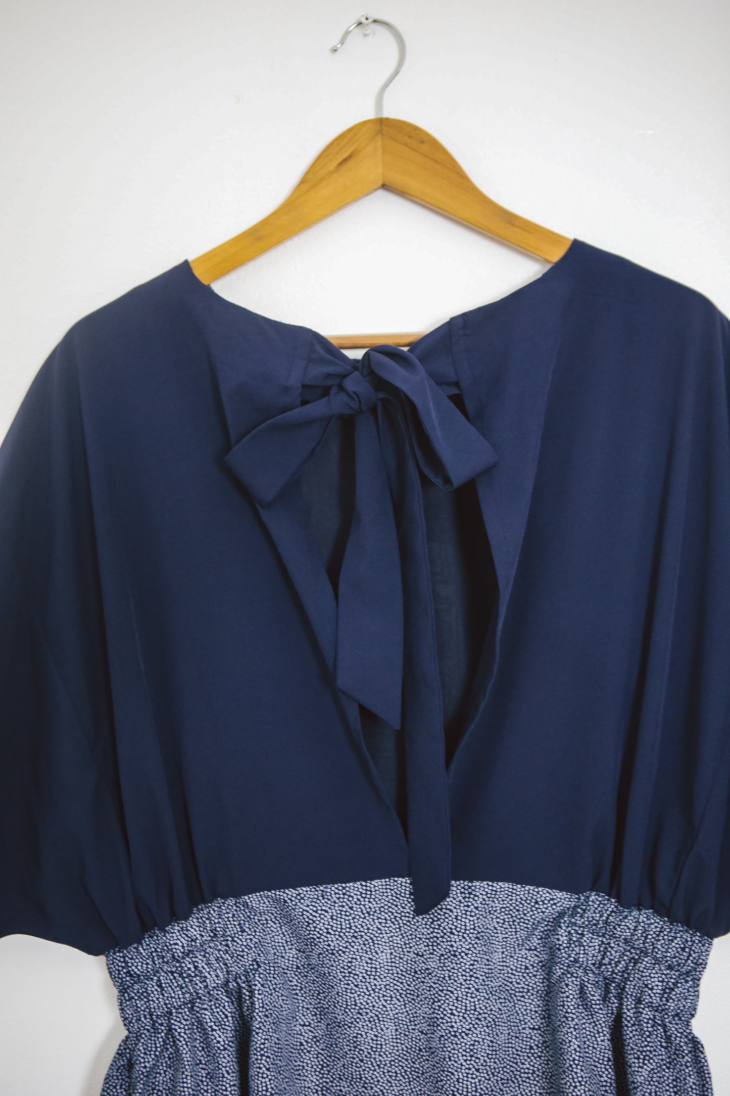 Mithi Patchwork Dress with Dolman Sleeves