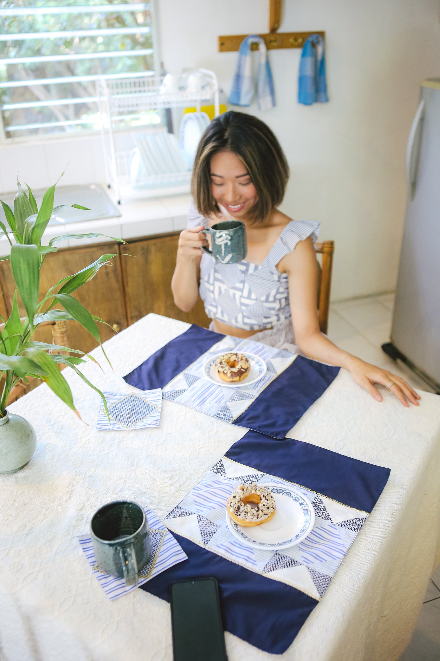 Alon Placemat and Coaster (Set of 4 Pairs)