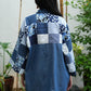 Panaginip Patchwork Kimono in Midnight Blue