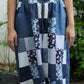 Panaginip Patchwork Pants in Midnight Blue