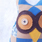 Kuwago Patchwork Owl in Brown