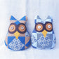 Kuwago Patchwork Owl in Brown