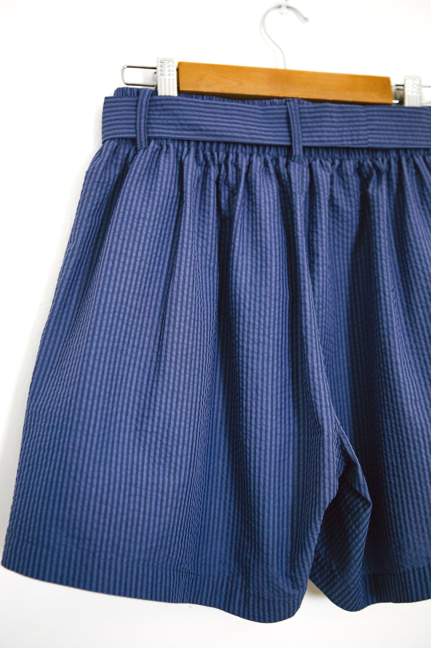 Kidlat Patchwork Shorts in Navy Blue