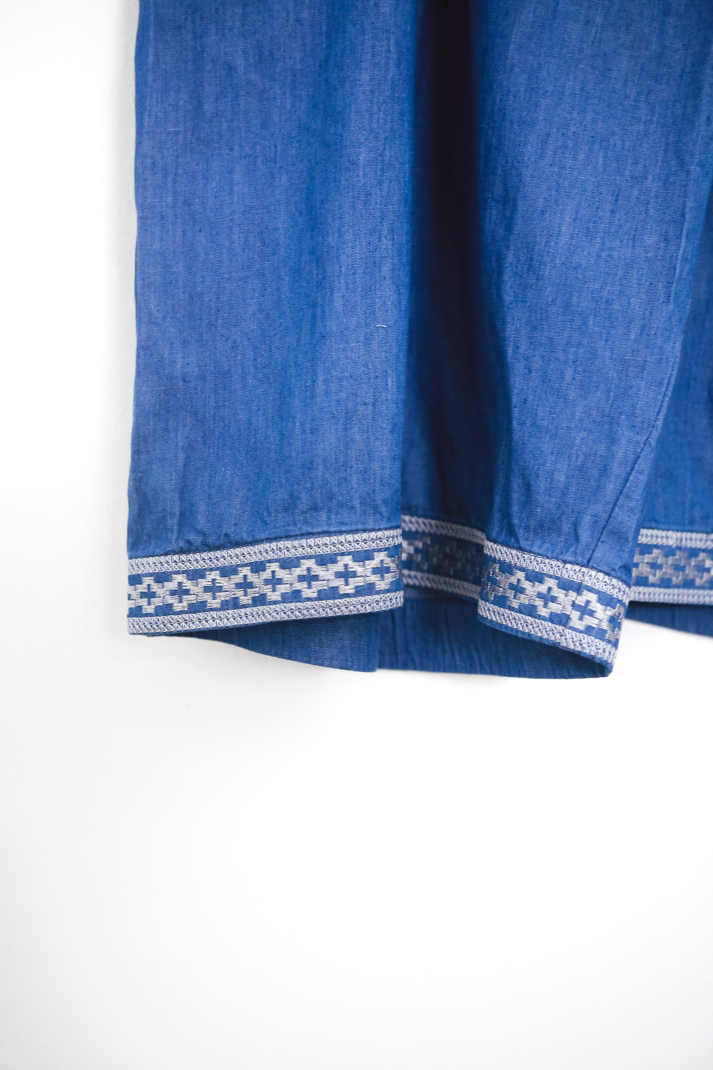 Alapaap Embroidered Culottes in Blue