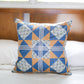 Tala Patchwork Accent Pillow in Brown