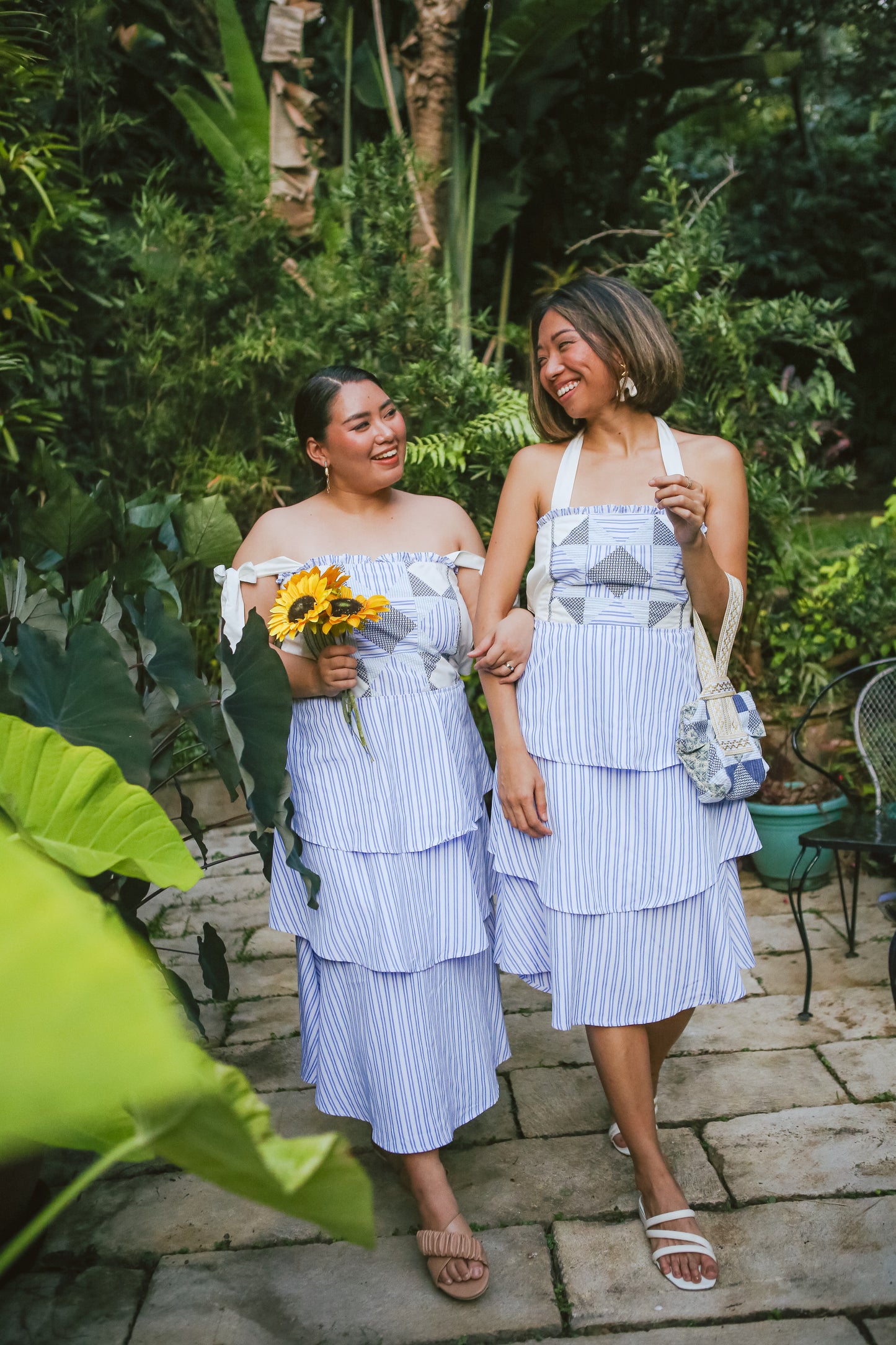 Amihan Ruffled Dress with Bows