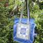 Hiraya Patchwork Tote Bag in Blue