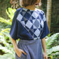 Mithi Patchwork Dress with Dolman Sleeves